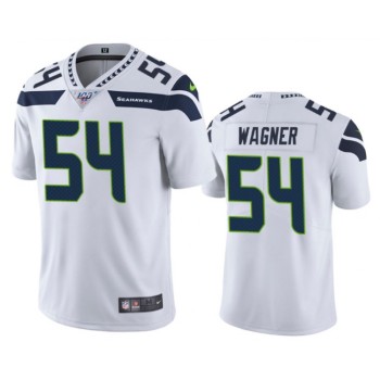 Men's Seattle Seahawks #54 Bobby Wagner White 2019 100th Season Vapor Untouchable Limited Stitched NFL Jersey Men's Seattle Seahawks #54 Bobby Wagner White 2019 100th Season Vapor Untouchable Limited Stitched NFL Jersey