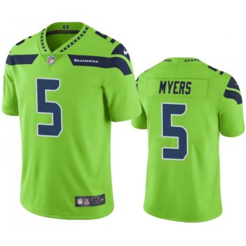Men's Seattle Seahawks #5 Jason Myers Green Vapor Untouchable Limited Stitched Jersey Men's Seattle Seahawks #5 Jason Myers Green Vapor Untouchable Limited Stitched Jersey