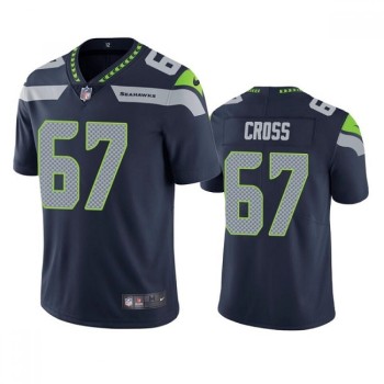 Men's Seattle Seahawks #67 Charles Cross Navy Vapor Untouchable Limited Stitched Jersey Men's Seattle Seahawks #67 Charles Cross Navy Vapor Untouchable Limited Stitched Jersey
