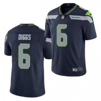 Men's Seattle Seahawks #6 Quandre Diggs Navy Vapor Untouchable Limited Stitched Jersey Men's Seattle Seahawks #6 Quandre Diggs Navy Vapor Untouchable Limited Stitched Jersey