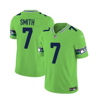 Men's Seattle Seahawks #7 Geno Smith 2023 F.U.S.E. Green Limited Stitched Football Jersey Men's Seattle Seahawks #7 Geno Smith 2023 F.U.S.E. Green Limited Stitched Football Jersey