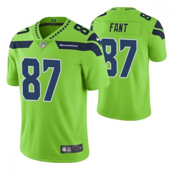 Men's Seattle Seahawks #87 Noah Fant Green Vapor Untouchable Limited Stitched Jersey Men's Seattle Seahawks #87 Noah Fant Green Vapor Untouchable Limited Stitched Jersey