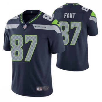 Men's Seattle Seahawks #87 Noah Fant Navy Vapor Untouchable Limited Stitched Jersey Men's Seattle Seahawks #87 Noah Fant Navy Vapor Untouchable Limited Stitched Jersey