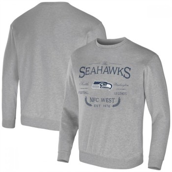 Men's Seattle Seahawks Gray Darius Rucker Collection Pullover Sweatshirt Men's Seattle Seahawks Gray Darius Rucker Collection Pullover Sweatshirt