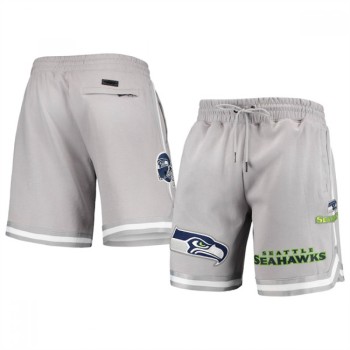 Men's Seattle Seahawks Gray Shorts Men's Seattle Seahawks Gray Shorts