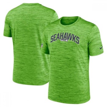 Men's Seattle Seahawks Green Sideline Velocity Stack Performance T-Shirt Men's Seattle Seahawks Green Sideline Velocity Stack Performance T-Shirt