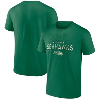 Men's Seattle Seahawks Kelly Green Celtic Knot T-Shirt Men's Seattle Seahawks Kelly Green Celtic Knot T-Shirt