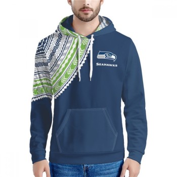 Men's Seattle Seahawks Navy Hoodie Men's Seattle Seahawks Navy Hoodie