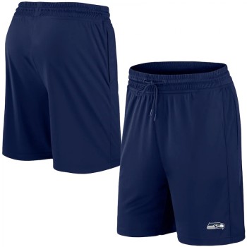 Men's Seattle Seahawks Navy Performance Shorts Men's Seattle Seahawks Navy Performance Shorts