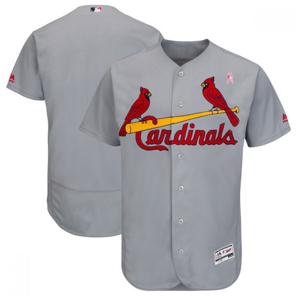 Men's St.Louis Cardinals Gray 2018 Mother's Day Flexbase Stitched MLB Jersey