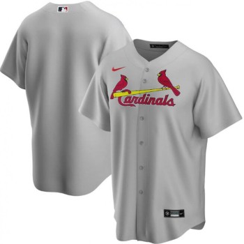 Men's St. Louis Cardinals Blank Grey Cool Base Stitched Jersey Men's St. Louis Cardinals Blank Grey Cool Base Stitched Jersey