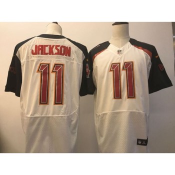 Men's Tampa Bay Buccaneers #11 DeSean Jackson White Elite Stitched NFL Jersey Men's Tampa Bay Buccaneers #11 DeSean Jackson White Elite Stitched NFL Jersey