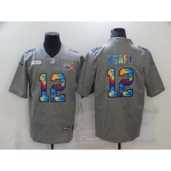 Men's Tampa Bay Buccaneers #12 Tom Brady 2020 Grey Crucial Catch Limited Stitched Jersey Men's Tampa Bay Buccaneers #12 Tom Brady 2020 Grey Crucial Catch Limited Stitched Jersey