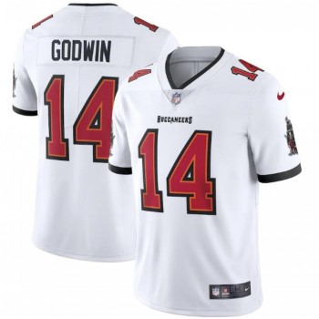 Men's Tampa Bay Buccaneers #14 Chris Godwin New White Vapor Untouchable Limited NFL Stitched Jersey Men's Tampa Bay Buccaneers #14 Chris Godwin New White Vapor Untouchable Limited NFL Stitched Jersey