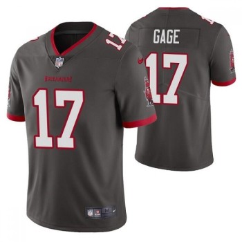 Men's Tampa Bay Buccaneers #17 Russell Gage Grey Vapor Untouchable Limited Stitched Jersey Men's Tampa Bay Buccaneers #17 Russell Gage Grey Vapor Untouchable Limited Stitched Jersey