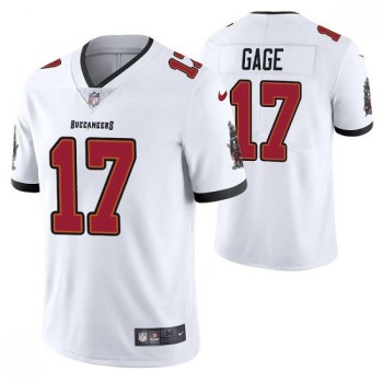 Men's Tampa Bay Buccaneers #17 Russell Gage White Vapor Untouchable Limited Stitched Jersey Men's Tampa Bay Buccaneers #17 Russell Gage White Vapor Untouchable Limited Stitched Jersey