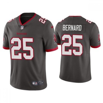 Men's Tampa Bay Buccaneers #25 Giovani Bernard Gray Vapor Untouchable Limited Stitched Jersey Men's Tampa Bay Buccaneers #25 Giovani Bernard Gray Vapor Untouchable Limited Stitched Jersey