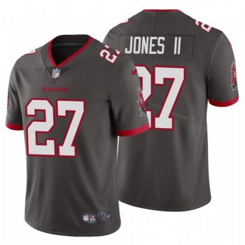 Men's Tampa Bay Buccaneers #27 Ronald Jones II New Grey Vapor Untouchable Limited Stitched Jersey Men's Tampa Bay Buccaneers #27 Ronald Jones II New Grey Vapor Untouchable Limited Stitched Jersey