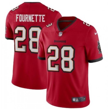 Men's Tampa Bay Buccaneers #28 Leonard Fournette New Red Vapor Untouchable Limited Stitched Jersey Men's Tampa Bay Buccaneers #28 Leonard Fournette New Red Vapor Untouchable Limited Stitched Jersey