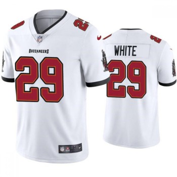 Men's Tampa Bay Buccaneers #29 Rachaad White White Vapor Untouchable Limited Stitched Jersey Men's Tampa Bay Buccaneers #29 Rachaad White White Vapor Untouchable Limited Stitched Jersey