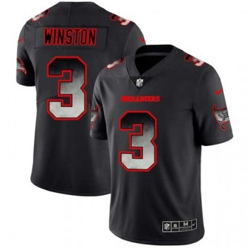 Men's Tampa Bay Buccaneers #3 Jameis Winston Black 2019 Smoke Fashion Limited Stitched NFL Jersey Men's Tampa Bay Buccaneers #3 Jameis Winston Black 2019 Smoke Fashion Limited Stitched NFL Jersey