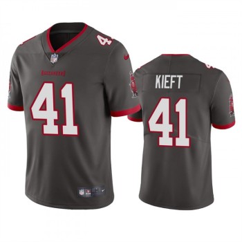 Men's Tampa Bay Buccaneers #41 Ko Kieft Grey Vapor Untouchable Limited Stitched Jersey Men's Tampa Bay Buccaneers #41 Ko Kieft Grey Vapor Untouchable Limited Stitched Jersey
