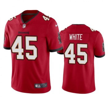 Men's Tampa Bay Buccaneers #45 Devin White Red Vapor Untouchable Limited Stitched NFL Jersey Men's Tampa Bay Buccaneers #45 Devin White Red Vapor Untouchable Limited Stitched NFL Jersey
