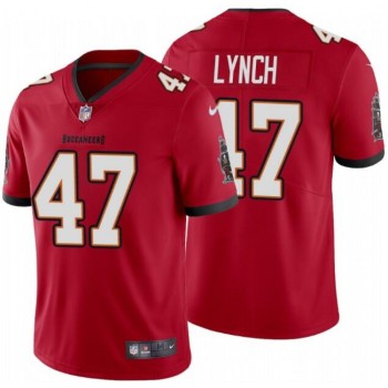 Men's Tampa Bay Buccaneers #47 John Lynch New Red Vapor Untouchable Limited Stitched NFL Jersey Men's Tampa Bay Buccaneers #47 John Lynch New Red Vapor Untouchable Limited Stitched NFL Jersey