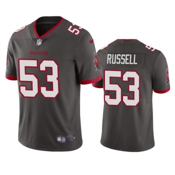 Men's Tampa Bay Buccaneers #53 Chapelle Russell New Grey Vapor Untouchable Limited Stitched Jersey Men's Tampa Bay Buccaneers #53 Chapelle Russell New Grey Vapor Untouchable Limited Stitched Jersey