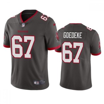 Men's Tampa Bay Buccaneers #67 Luke Goedeke Grey Vapor Untouchable Limited Stitched Jersey Men's Tampa Bay Buccaneers #67 Luke Goedeke Grey Vapor Untouchable Limited Stitched Jersey