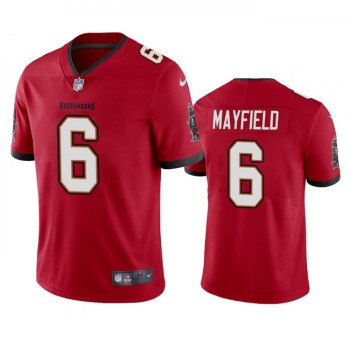Men's Tampa Bay Buccaneers #6 Baker Mayfield Red Vapor Untouchable Limited Stitched Jersey Men's Tampa Bay Buccaneers #6 Baker Mayfield Red Vapor Untouchable Limited Stitched Jersey