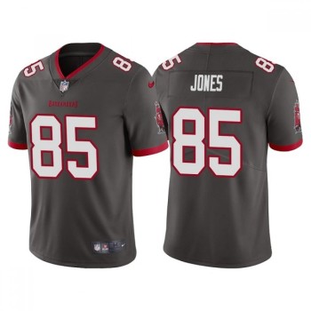 Men's Tampa Bay Buccaneers #85 Julio Jones Grey Vapor Untouchable Limited Stitched Jersey Men's Tampa Bay Buccaneers #85 Julio Jones Grey Vapor Untouchable Limited Stitched Jersey