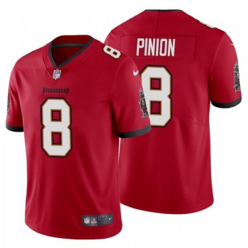 Men's Tampa Bay Buccaneers #8 Bradley Pinion New Red Vapor Untouchable Limited Stitched NFL Jersey Men's Tampa Bay Buccaneers #8 Bradley Pinion New Red Vapor Untouchable Limited Stitched NFL Jersey