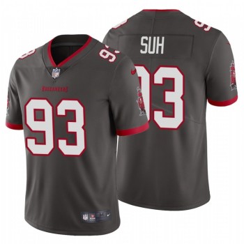 Men's Tampa Bay Buccaneers #93 Ndamukong Suh New Grey Vapor Untouchable Limited Stitched Jersey Men's Tampa Bay Buccaneers #93 Ndamukong Suh New Grey Vapor Untouchable Limited Stitched Jersey