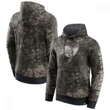 Men's Tampa Bay Buccaneers Black/Gray Blackout Tonal Pullover Hoodie Men's Tampa Bay Buccaneers Black/Gray Blackout Tonal Pullover Hoodie