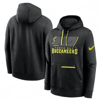 Men's Tampa Bay Buccaneers Black Volt Pullover Hoodie Men's Tampa Bay Buccaneers Black Volt Pullover Hoodie