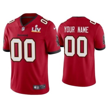 Men's Tampa Bay Buccaneers New Red ACTIVE PLAYER 2021 Super Bowl LV Limited Stitched NFL Jersey Men's Tampa Bay Buccaneers New Red ACTIVE PLAYER 2021 Super Bowl LV Limited Stitched NFL Jersey