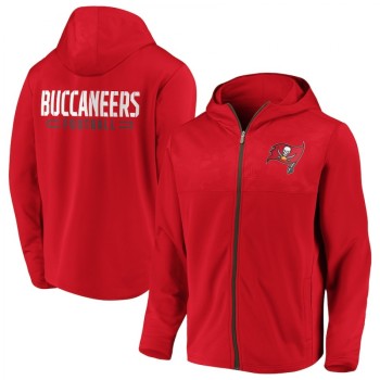 Men's Tampa Bay Buccaneers Pro Line Iconic Defender Mission Primary Full-Zip Hoodie Men's Tampa Bay Buccaneers Pro Line Iconic Defender Mission Primary Full-Zip Hoodie