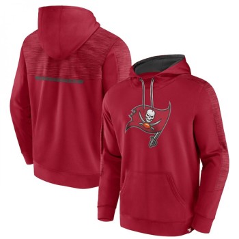 Men's Tampa Bay Buccaneers Red Defender Evo Pullover Hoodie Men's Tampa Bay Buccaneers Red Defender Evo Pullover Hoodie