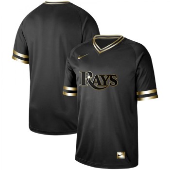 Men's Tampa Bay Rays Black Gold Stitched MLB Jersey Men's Tampa Bay Rays Black Gold Stitched MLB Jersey