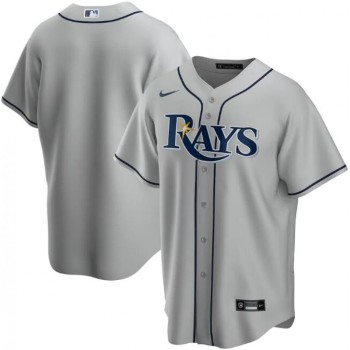 Men's Tampa Bay Rays Blank Grey Cool Base Stitched Jersey Men's Tampa Bay Rays Blank Grey Cool Base Stitched Jersey