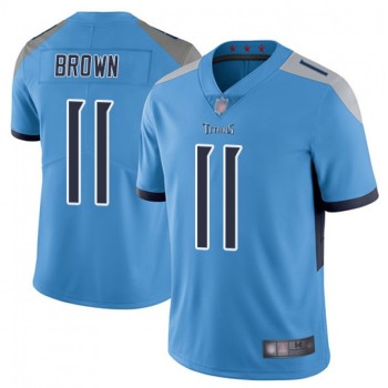 Men's Tennessee Titans #11 A.J. Brown Blue Vapor Untouchable Limited Stitched Jersey Men's Tennessee Titans #11 A.J. Brown Blue Vapor Untouchable Limited Stitched Jersey