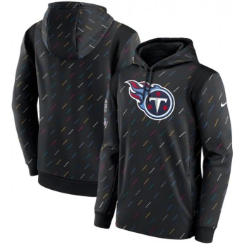 Men's Tennessee Titans 2021 Charcoal Crucial Catch Therma Pullover Hoodie Men's Tennessee Titans 2021 Charcoal Crucial Catch Therma Pullover Hoodie