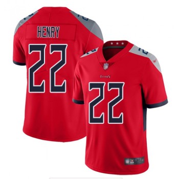 Men's Tennessee Titans #22 Derrick Henry 2019 Red Silver Inverted Legend Stitched NFL Jersey Men's Tennessee Titans #22 Derrick Henry 2019 Red Silver Inverted Legend Stitched NFL Jersey