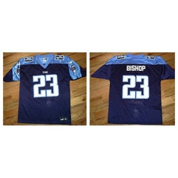 Men's Tennessee Titans #23 Blaine Bishop Navy Stitched Jersey Men's Tennessee Titans #23 Blaine Bishop Navy Stitched Jersey