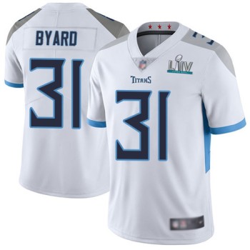 Men's Tennessee Titans #31 Kevin Byard Super Bowl LIV White Vapor Untouchable Stitched NFL Jersey Men's Tennessee Titans #31 Kevin Byard Super Bowl LIV White Vapor Untouchable Stitched NFL Jersey