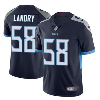 Men's Tennessee Titans #58 Harold Landry Navy New 2018 Vapor Untouchable Limited Stitched Jersey Men's Tennessee Titans #58 Harold Landry Navy New 2018 Vapor Untouchable Limited Stitched Jersey