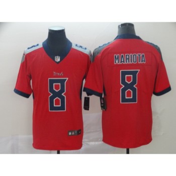 Men's Tennessee Titans #8 Marcus Mariota 2019 Red Silver Inverted Legend Stitched NFL Jersey Men's Tennessee Titans #8 Marcus Mariota 2019 Red Silver Inverted Legend Stitched NFL Jersey