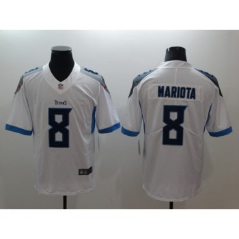 Men's Tennessee Titans #8 Marcus Mariota White New 2018 Vapor Untouchable Limited Stitched NFL Jersey Men's Tennessee Titans #8 Marcus Mariota White New 2018 Vapor Untouchable Limited Stitched NFL Jersey