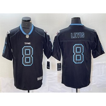 Men's Tennessee Titans #8 Will Levis Navy 2018 Lights Out Color Rush Limited Stitched Jersey Men's Tennessee Titans #8 Will Levis Navy 2018 Lights Out Color Rush Limited Stitched Jersey